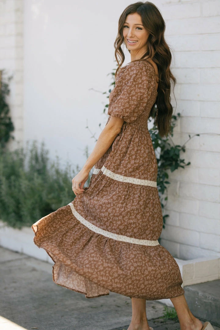 In Loom Heidi Puff Sleeve Square Neck Dress Best Sellers