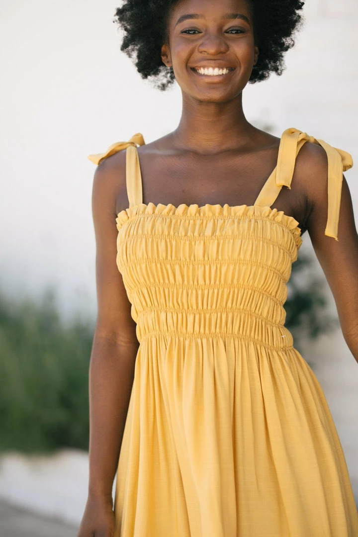 Ces Femme Desiree Tie Shoulder Maxi Dress