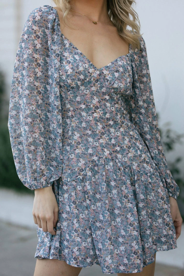 Storia Clothing Penelope V-Neck Mini Dress