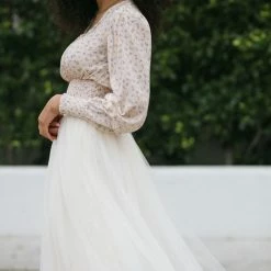 Blu Pepper Danica V-Neck Button Top Clothing