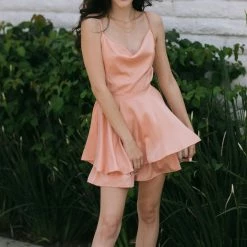 Endless Blu Rosemary Cowl Neck Romper