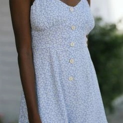 Lush Clothing Brandy Cami Button Romper