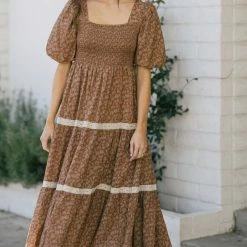 In Loom Heidi Puff Sleeve Square Neck Dress Best Sellers