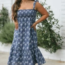 Storia Luisa Smocked Babydoll Dress Clothing