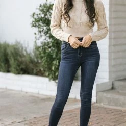 Dreamers Work Essentials Reagan Cable Knit Sweater