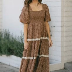 In Loom Heidi Puff Sleeve Square Neck Dress Best Sellers
