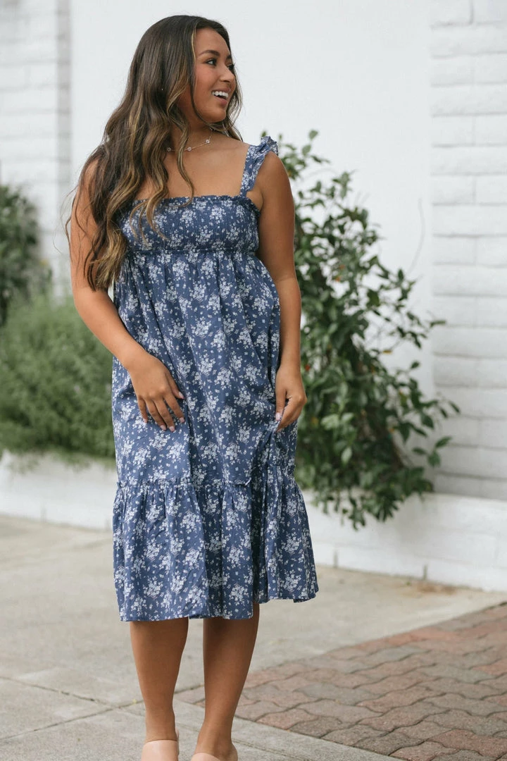 Storia Luisa Smocked Babydoll Dress Clothing