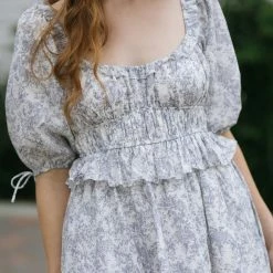 Moodie Maternity Friendly Lucia Puff Sleeve Midi Dress