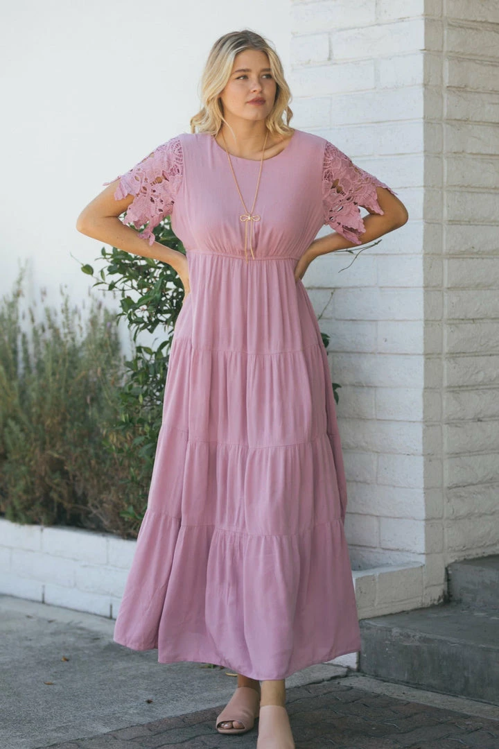 Polagram Kiara Tiered Maxi Dress