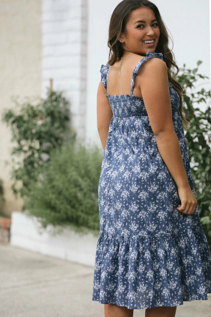 Storia Luisa Smocked Babydoll Dress Clothing