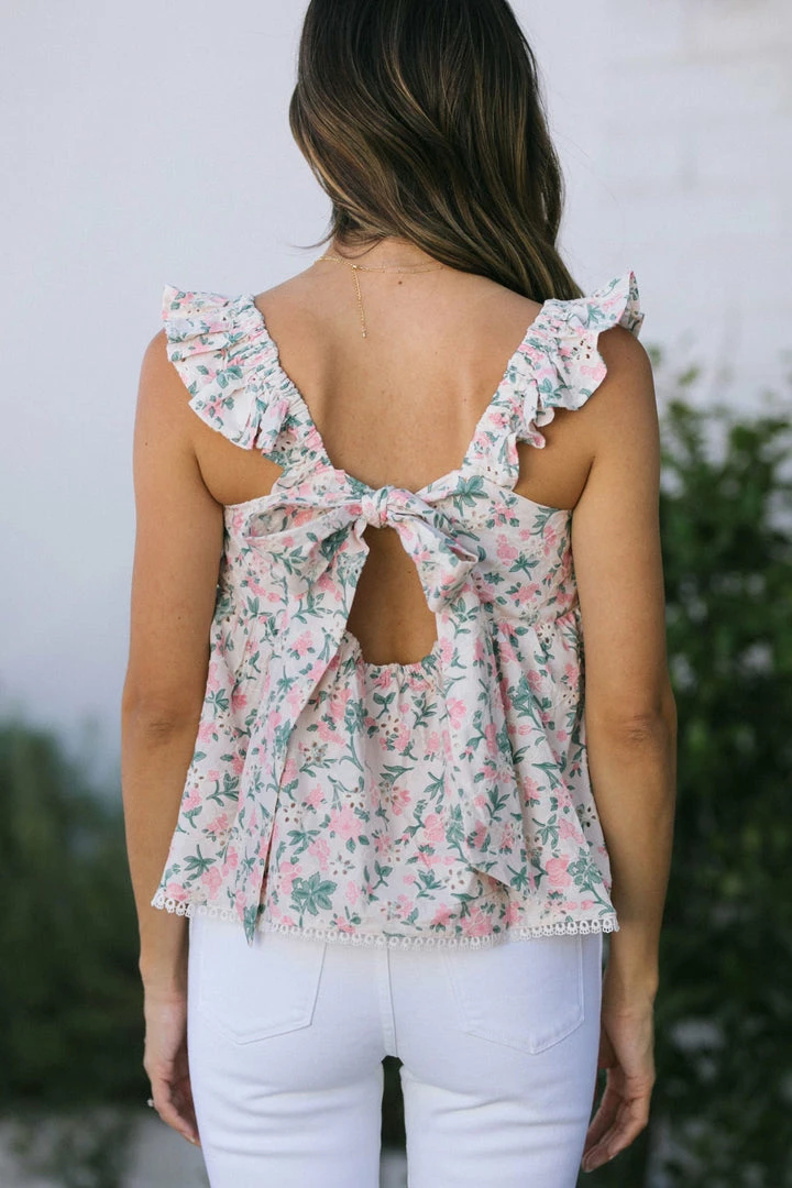 & Merci Harriet Eyelet Babydoll Blouse