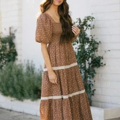 In Loom Heidi Puff Sleeve Square Neck Dress Best Sellers