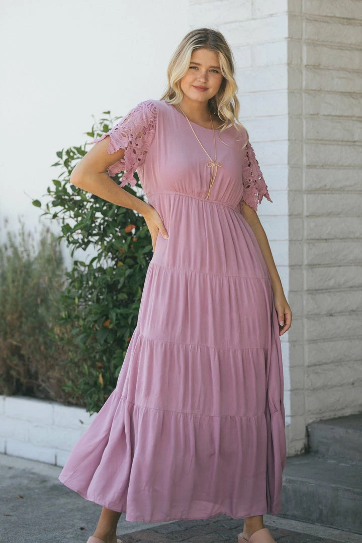 Polagram Kiara Tiered Maxi Dress