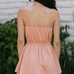 Endless Blu Rosemary Cowl Neck Romper