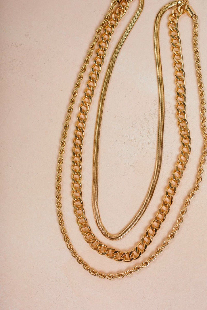 Fame Whitney Chunky Layered Chain Necklace