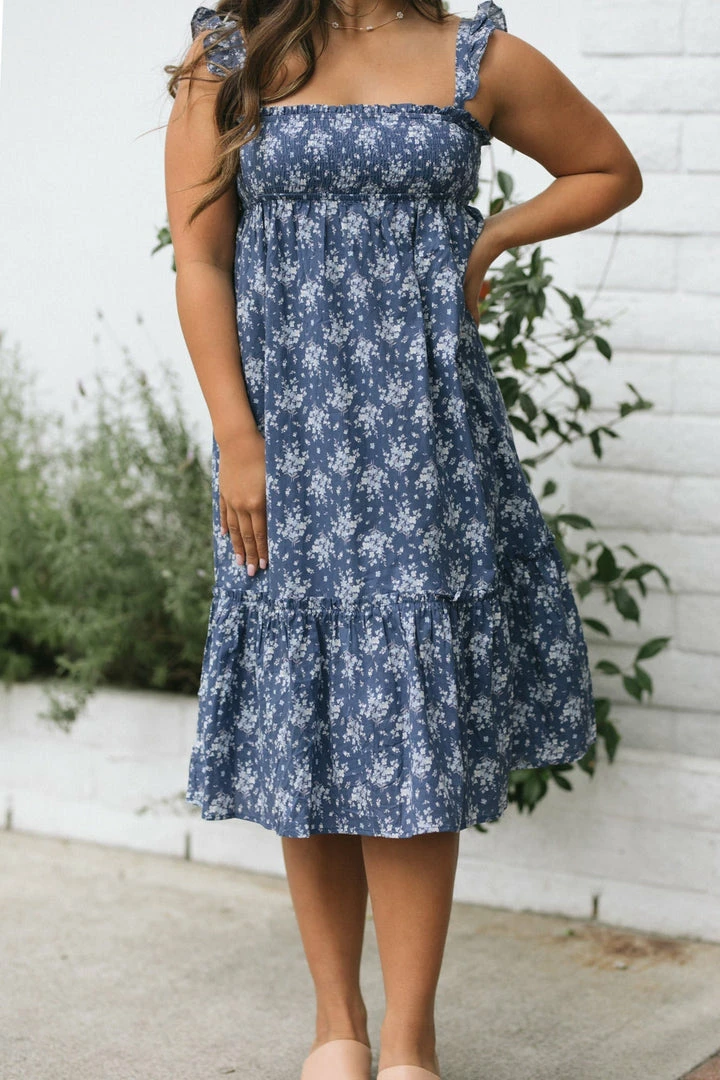 Storia Luisa Smocked Babydoll Dress Clothing