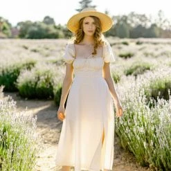 Fore Collection Colbie Poplin Midi Dress Clothing