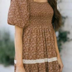 In Loom Heidi Puff Sleeve Square Neck Dress Best Sellers