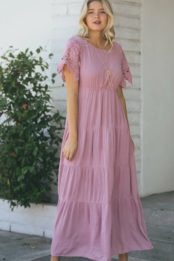 Polagram Kiara Tiered Maxi Dress