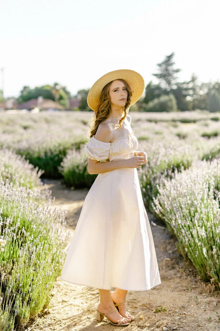 Fore Collection Colbie Poplin Midi Dress Clothing