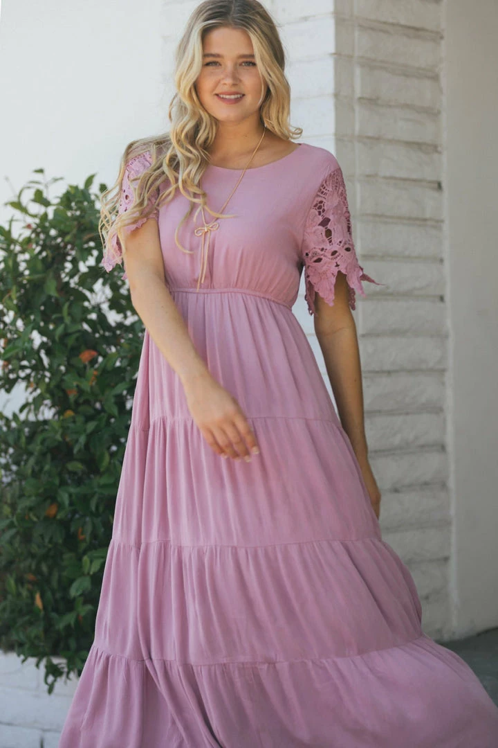 Polagram Kiara Tiered Maxi Dress