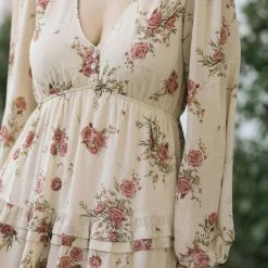 Aakaa Maternity Friendly Riley Tiered Maxi Dress