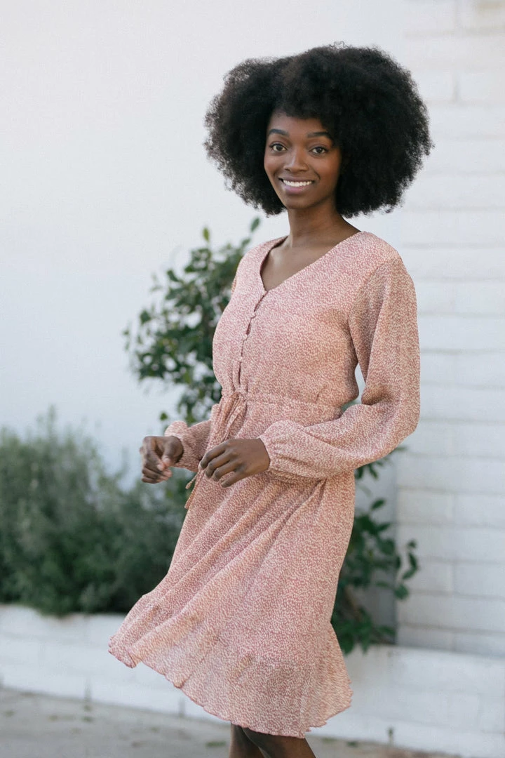 Mikarose Anette Pleated Mini Dress