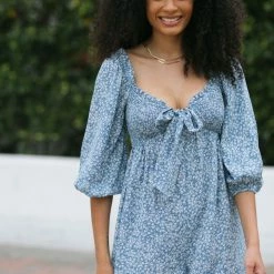 Lush Dylan Tie Front Romper Clothing