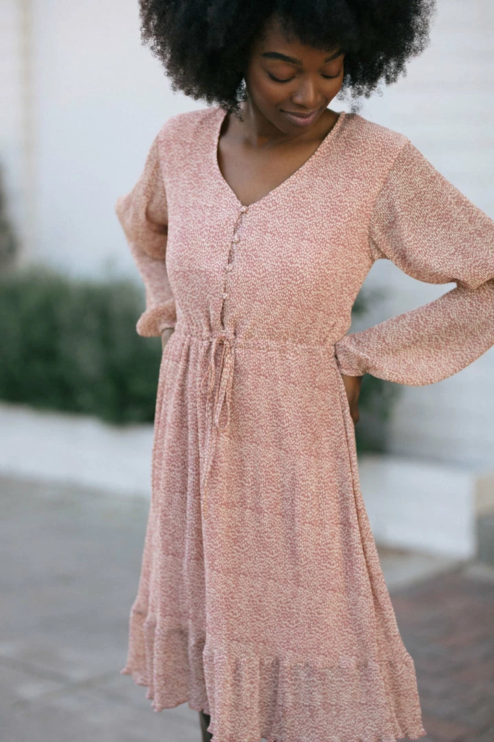 Mikarose Anette Pleated Mini Dress