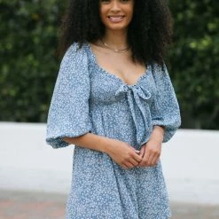 Lush Dylan Tie Front Romper Clothing