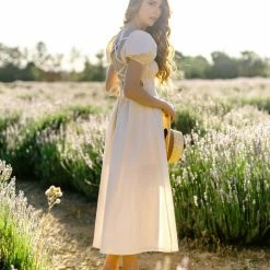 Fore Collection Colbie Poplin Midi Dress Clothing