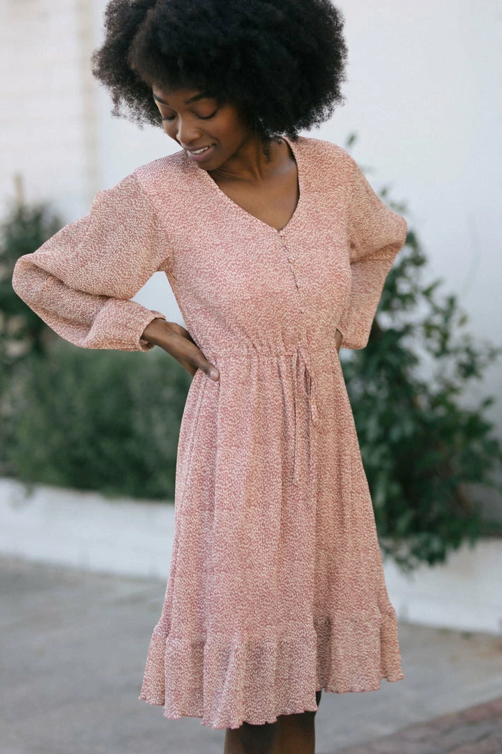 Mikarose Anette Pleated Mini Dress