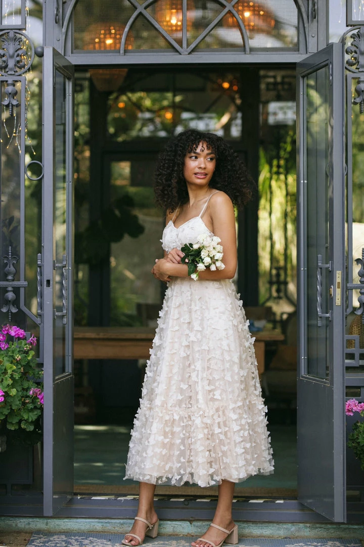 Mable Clothing Dana Butterfly Mesh Dress