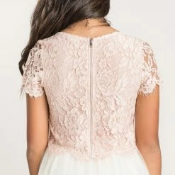 Maniju Ellie Short Sleeve Lace Top
