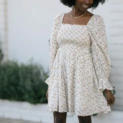 Dress Forum Kayla Smocked Mini Dress Clothing