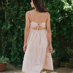 Lush Molly Eyelet Midi Dress