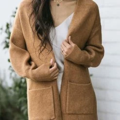 & Merci Bailey Puff Sleeve Cardigan