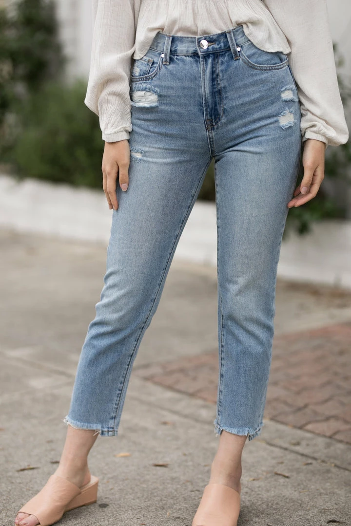 Insane Gene Taylor High Rise Girlfriend Jean