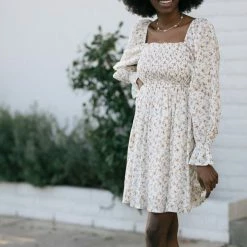 Dress Forum Kayla Smocked Mini Dress Clothing