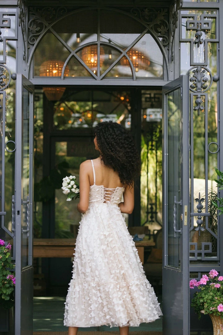 Mable Clothing Dana Butterfly Mesh Dress