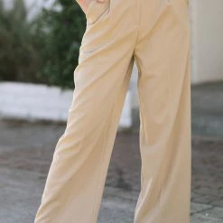 Audrey 3+1 Maxine Pleated Twill Slacks Work Essentials