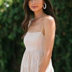 Lush Molly Eyelet Midi Dress