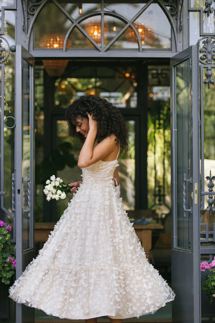 Mable Clothing Dana Butterfly Mesh Dress