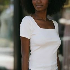 Final Touch Itzel Square Neck T-Shirt