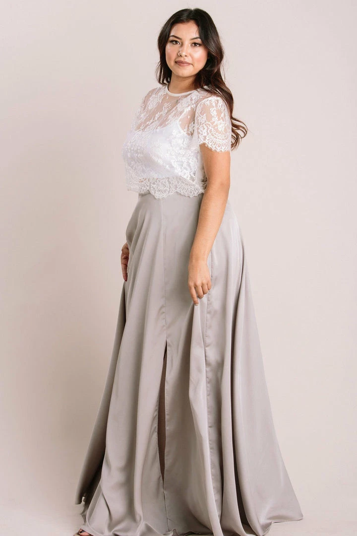Lucy Paris Petite Rosalie Flowy Maxi Skirt