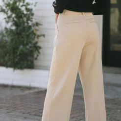 Audrey 3+1 Maxine Pleated Twill Slacks Work Essentials