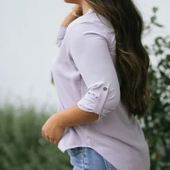 Lush Marina V-Neck Blouse