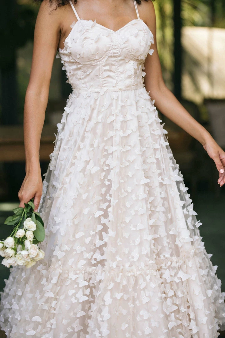 Mable Clothing Dana Butterfly Mesh Dress