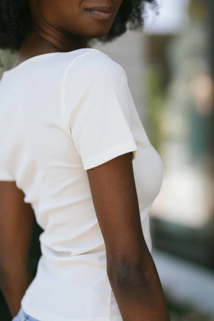 Final Touch Itzel Square Neck T-Shirt