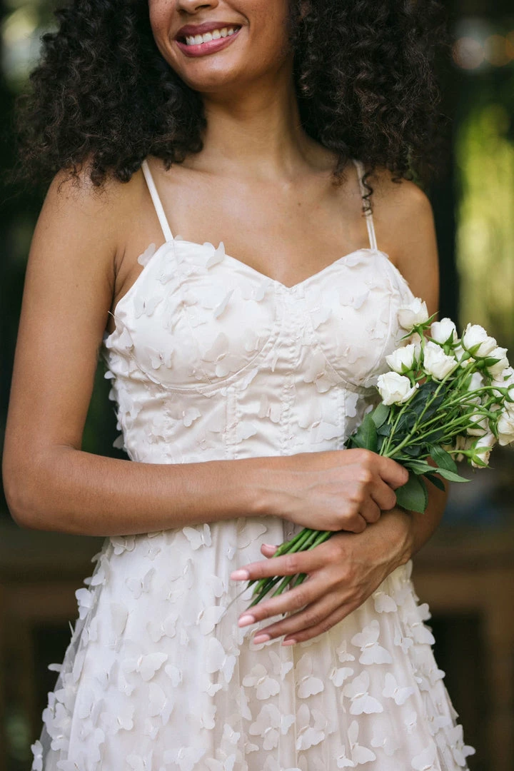 Mable Clothing Dana Butterfly Mesh Dress